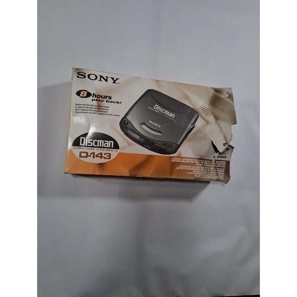 Sony Mega Bass CD Compact Disc Player D-133 - Tested Read - Picture 2 of 9